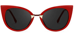 Jacqueline Cat Eye Red Sunglasses | Zeelool Glasses