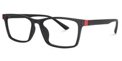 Cheche Rectangle Black Eyeglasses for Women and Men
