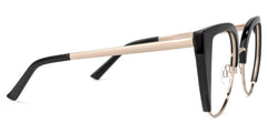 Brewer Cateye Black Frame Glasses | Zeelool Optical