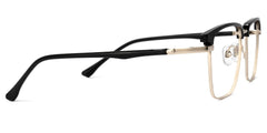 Kierriah Browline Black Glasses | Zeelool Glasses