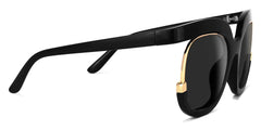 Darice Round Black Sunglasses | Zeelool Glasses