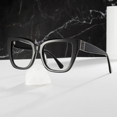 Square Frame Black Glasses on Sale
