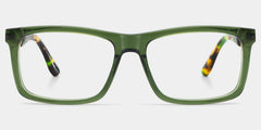 Morgan green rectangle glasses Online | ZEELOOL