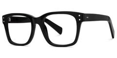 Fussell Square Black Full-Frame Glasses | Zeelool