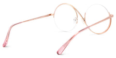 Flozif Round Pink Glasses deals -Zeelool Glasses