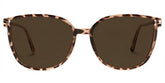 Rodz Pale Tortoiseshell Glasses with Square Thin frame