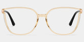 Annalisa Square Beige Thin Frame Glasses | Zeelool