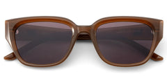 Serene Brown Clear Cat eye Polarized Sunglasses Online | Zeelool