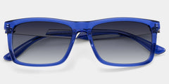 Morgan blue rectangle glasses Online | ZEELOOL