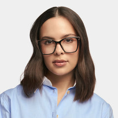 Krystle Square Black Eyeglasses and Glasses Frames