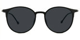 Gamble Round Black Glasses | Zeelool Glasses