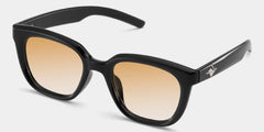 Lyric black Frame Polarized Sunglasses with rectangle Style Online | ZEELOOL