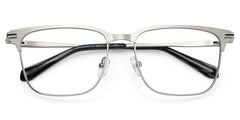 Marshall Silver Rectangle Prescription Glasses | Zeelool