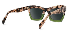 Benitez Square Two-Tone Frame & Prescription Sunglasses
