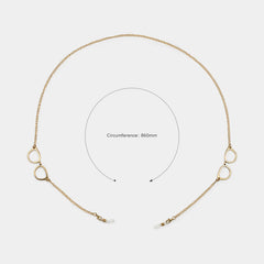 Stylish Gold Eyeglasses Chains