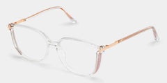 Rodz Square Clear Frame Glasses | Zeelool Optical