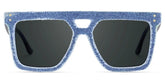 Rubin Denim Glasses, Blue Jean Frame Sunglasses