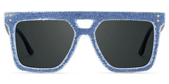 Rubin Denim Glasses, Blue Jean Frame Sunglasses