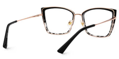 Mariie Butterfly Black Full-Frame Glasses | Zeelool