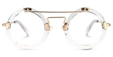 Martis Round Clear Glasses | Zeelool Glasses