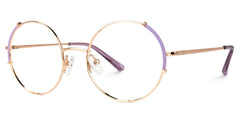 Rindy Round Purple Glasses