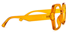 Piper Geometric Earthy-Yellow Glasses | Zeelool Glasses