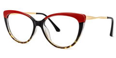 Marcus Cateye Red Glasses | Zeelool Glasses