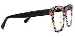 Xion Square Colorful-Point Eyeglasses | Zeelool Optical