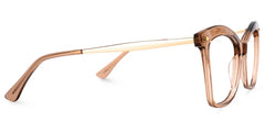 Isaebella Butterfly Beige Frame Glasses | Zeelool