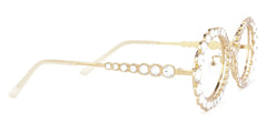 Luheiden Oval Gold Glasses | Zeelool Glasses