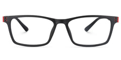 Cheche Rectangle Black Eyeglasses for Women and Men
