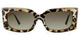 Orduno Brown Leopard Rectangle Shape Eyeglasses | Zeelool