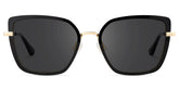 Square Black Eyeglasses- Max Metal Frame Glasses