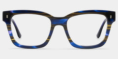 Pride blue square frame glasses Online | ZEELOOL