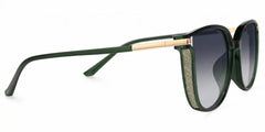 Rodz Square Dark-Green Frame Glasses | Zeelool