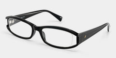 Willow Thick Black Rectangle Glasses for Teenager | ZEELOOL