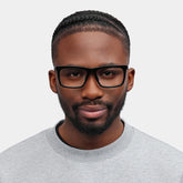 Ease Black Frame Glasses with Rectangle Frame Online | ZEELOOL