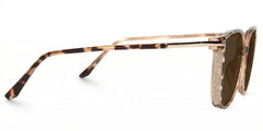 Rodz Pale Tortoiseshell Glasses with Square Thin frame