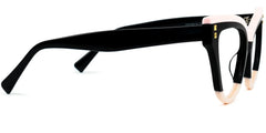 Cascata Cateye Frame Glasses with Black and Pink Color