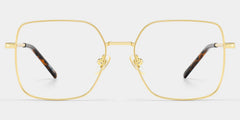 Abigail Tortoise Shell Glasses with Gold Arms for Women in Daily | ZEELOOL