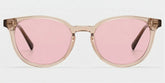 Allison Round Transparent Brown Glasses for the Female | ZEELOOL