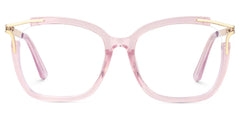 Spring hinges Sidibe Eyeglasses, Sidibe Pink Glasses -Zeelool