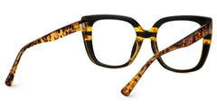 Brenda Square Tortoise Frame Glasses | Zeelool Optical