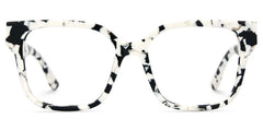 Kerri Wide Cow Print Glasses with Square Frames | Zeelool