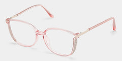 Rodz Light Pink Square Frame Glasses | Zeelool