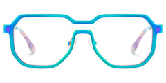 Men's Geometric Glasses in an Iridescent Color