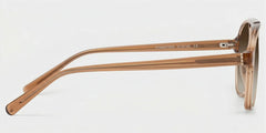 Drew Tan Clear Brown Aviator Glasses for the Female | ZEELOOL
