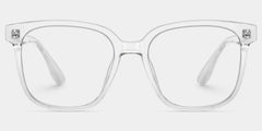 Oglesby Square Blue Light Blocking Glasses Clear Frame | Zeelool