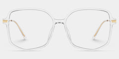 Payton Geometric Clear Eyeglasses | Zeelool Optical