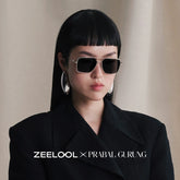 Debbie Silver Metal Aviator Sunglasses | ZEELOOL x Prabal Gurung